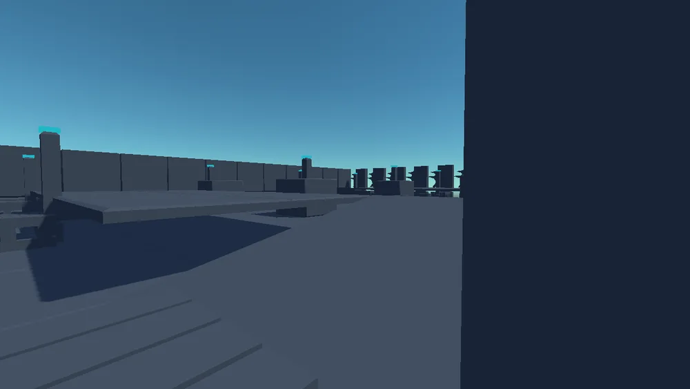 Vista del escenario de Projectiles